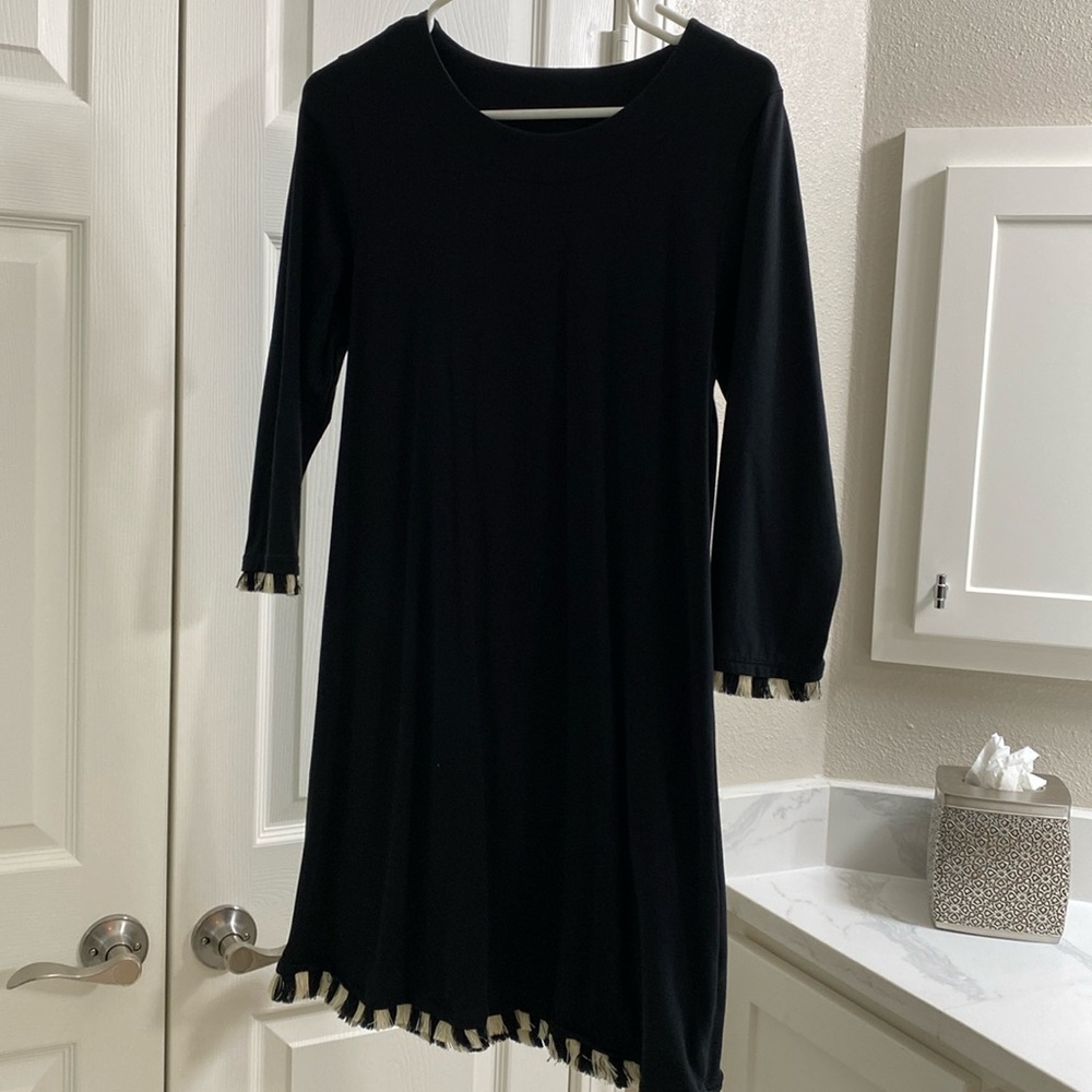 Spartina dress with fringe trim
